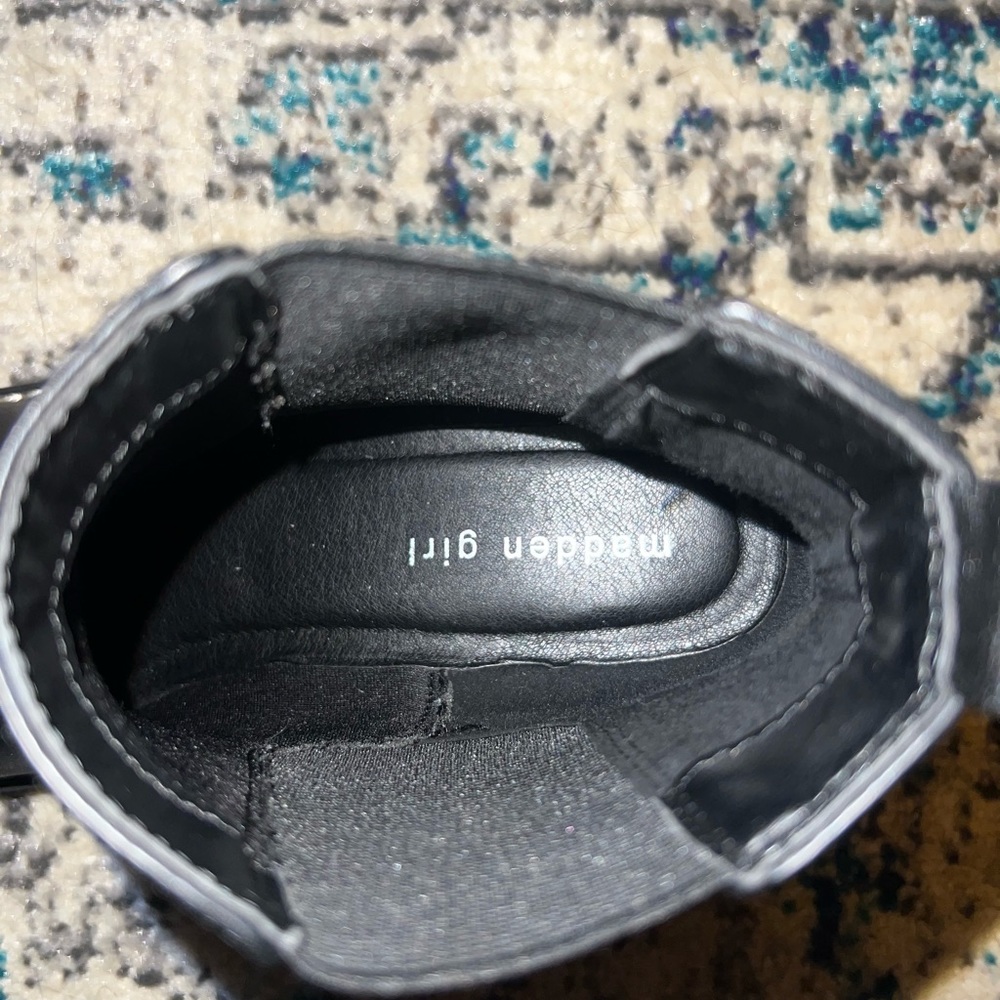 Black Steve Madden Girl Ankle Boots - Picture 5 of 5